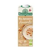 Bonneterre Boisson riz épeautre amande bio, 1L