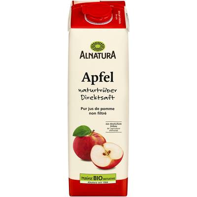 Alnatura Jus de pomme non filtré bio, 1L