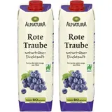 Alnatura Jus de raisin non filtré bio, Lot de 2x1L