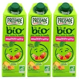 Pressade Nectar multifruits bio, Lot de 3x1,5L
