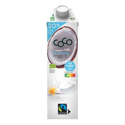 Dr. Antonio Martins Lait de Coco à boire BIO, 1L