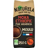 Naturela Café Moulu Pur Arabica Moka Ethiopie Bio, 250g