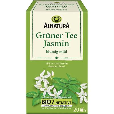 Alnatura Thé vert au jasmin bio, 20 sachets