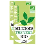 Clipper Thé vert bio, Lot de 2x20 sachets