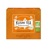 Kusmi Tea English Breakfast Bio - Étui sachets mousseline - 40g, 20 sachets