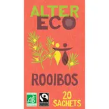 Alter Eco - Commerce Equitable Rooibos doux sans théine bio d'Afrique du Sud, 20 sachets