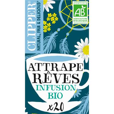 Clipper Infusion Cannelle Camomille Rooibos Saveur Orange Bio, 20 sachets