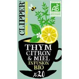 Clipper Infusion Thym Citron et Miel Bio, 20 sachets