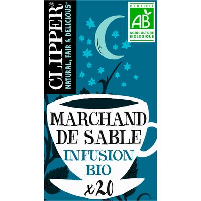 Clipper Infusion Marchand de Sable Bio, 20 sachets