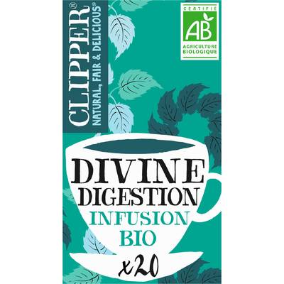 Clipper Infusion Divine Digestion Bio, 20 sachets