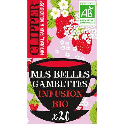 Clipper Infusion Mes Belles Gambettes Bio, 20 sachets