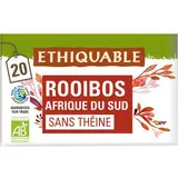 Ethiquable - Commerce Equitable Rooibos sans théine Bio d'Afrique du Sud, 20 sachets