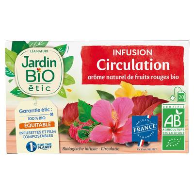 Jardin Bio Etic Infusion Circulation Bio, 20 sachets