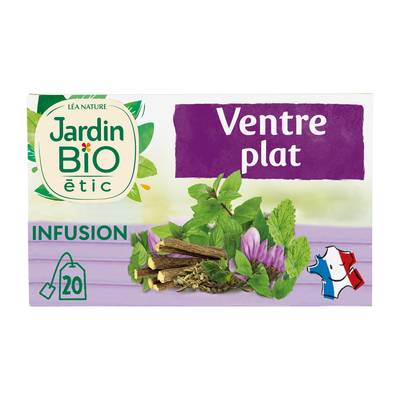 Jardin Bio Etic Infusion Ventre Plat Menthe Anis Bio, 20 sachets
