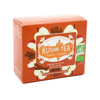 Kusmi Tea Rooibos Pomme Cannel Bio, 20 sachets