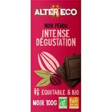 Alter Eco - Commerce Equitable Chocolat Noir Intense Dégustation 60% Cacao Bio du Pérou, 100g