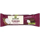 Alnatura Barre Chocolat noir fourré à la noix de coco bio, 40g