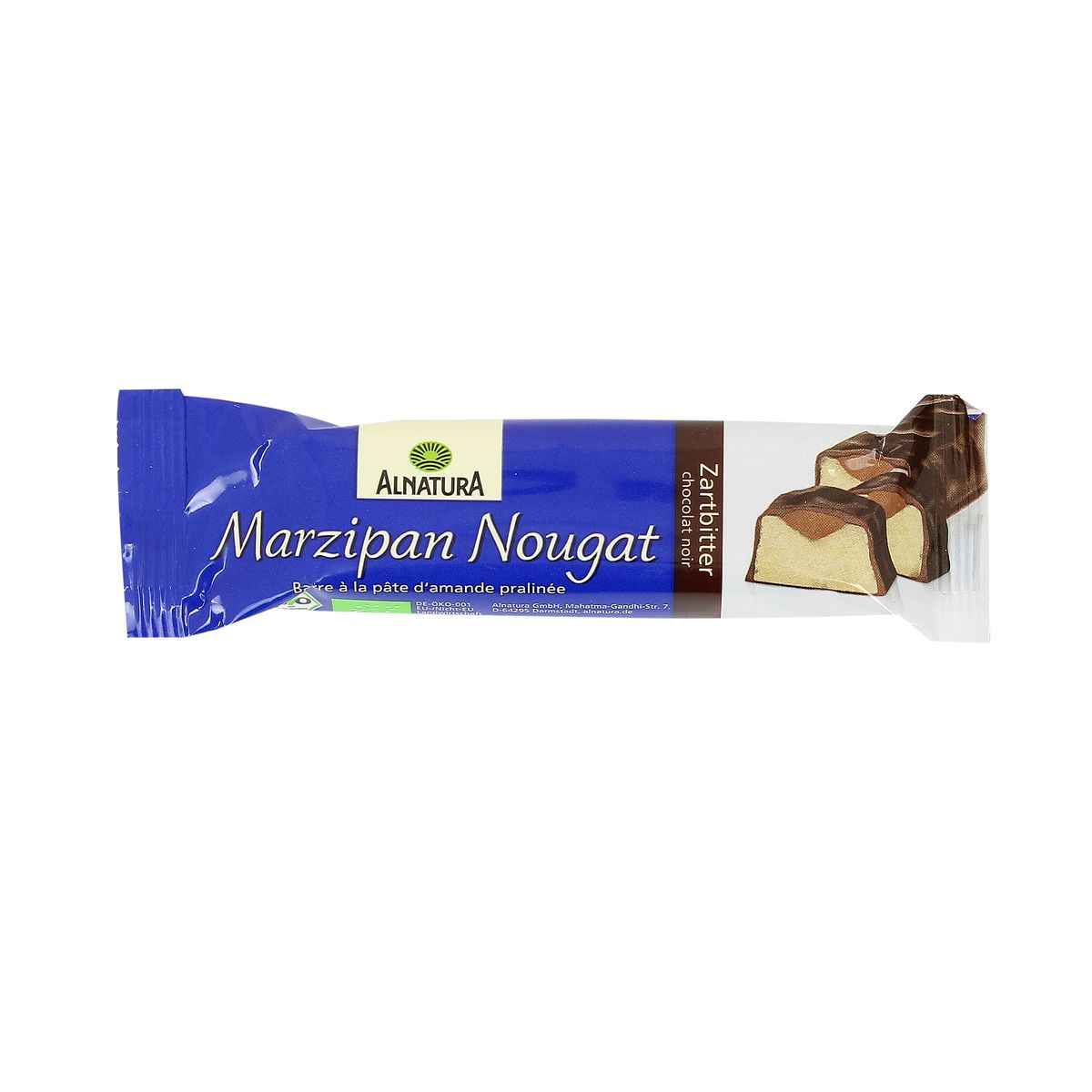 Alnatura Barre à la Pâte d'Amande Pralinée Bio, 40g