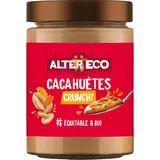 Alter Eco - Commerce Equitable Beurre de Cacahuètes Crunchy Bio, 310g
