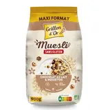 Grillon Or Muesli Chocolat Au Lait Noisettes Sans Gluten Bio, 900g