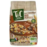 Terres et Céréales Bio Muesli Croustillant Duo Pepites Bio, 1kg