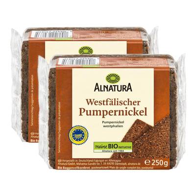 Alnatura Pain de seigle complet épicé au malt bio, Lot de 2x250g