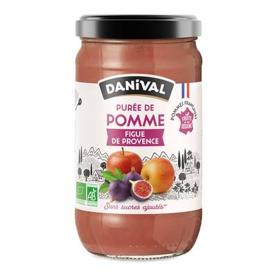Danival Purée Pomme Figue bio, origine France, 700g
