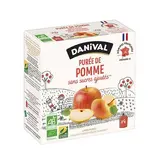 Danival Poki bio Purée de pomme, 4 gourdes de 90g