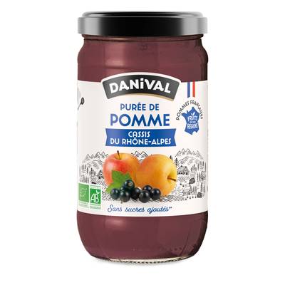 Purée de Pomme Cassis bio Origine France, 700g