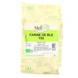 Melbio Farine de blé bio T55, 1kg