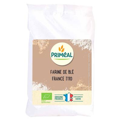 Priméal Farine de Blé complète T110 BIO, 1kg