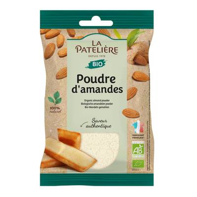 La Patelière Amandes en poudre bio, 125g