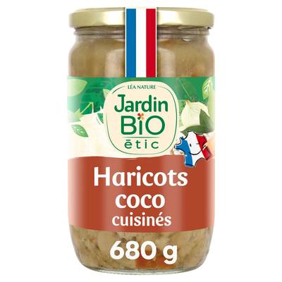 Jardin Bio Etic Haricots Coco Cuisinés Bio, 680g