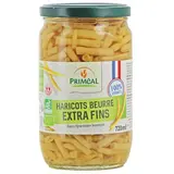 Priméal Haricot beurre extra fin bio origine France en bocal, 720ml