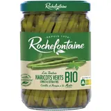 Rochefontaine Haricots Verts Extra-Fins Bio en bocal, 280g