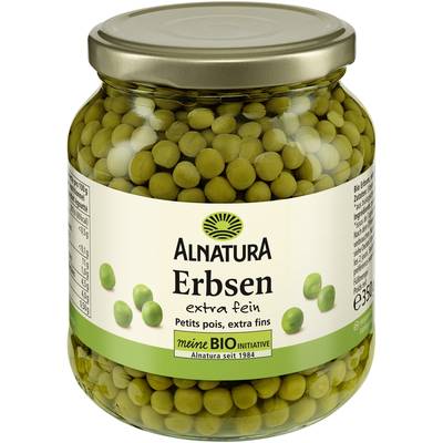 Alnatura Petits pois extra fins bio, 230g
