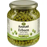 Alnatura Petits pois extra fins bio en bocal, 230g