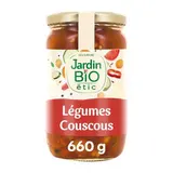 Jardin Bio Etic Légumes pour Couscous Bio en bocal, 660g