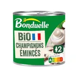 Bonduelle Champignons de Paris émincés Bio en conserve, 230g