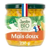 Jardin Bio Etic Maïs doux et croquant Bio en bocal, 230g