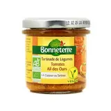 Bonneterre Tartinade tomate ail des ours bio et vegan en bocal, 135g