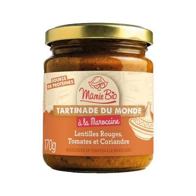Mamie Bio Tartinade du Monde à la marocaine Bio, 170g