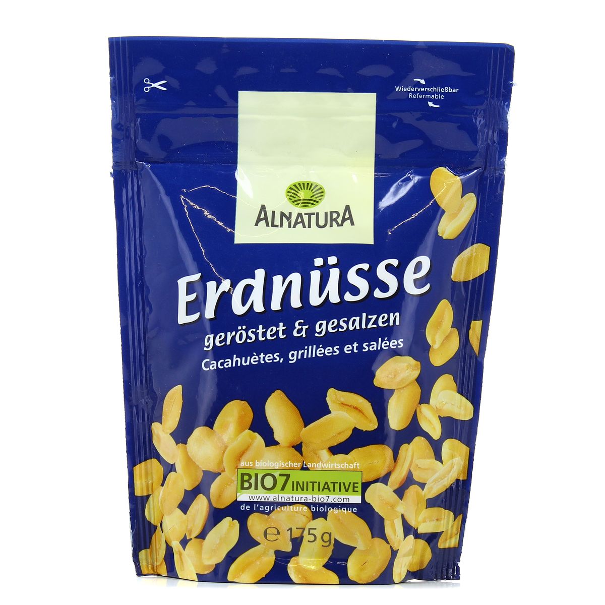 Alnatura Cacahuète grillées salées bio, 175g