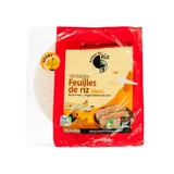Autour Du Riz Feuilles de riz blanc bio, 150G