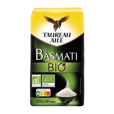 Taureau Ailé Riz Basmati long grain Bio, 500g