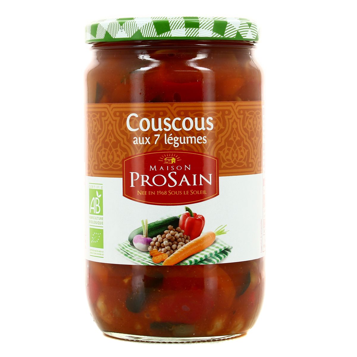 Prosain Couscous aux 7 légumes bio, 680G