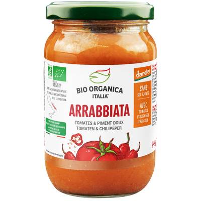 Bio Organica Italia Sauce tomate arrabbiata Piment bio Demeter, 350g