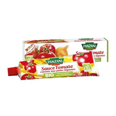 Panzani Sauce Tomate Cuisinée aux Petits Légumes Bio, 180g