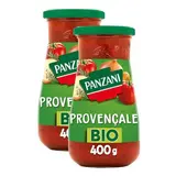 Panzani Sauce tomate Provençale Bio en bocal, Lot de 2x400g