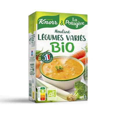 Knorr & La Potagère Soupe Mouliné de Légumes variés bio, 1L